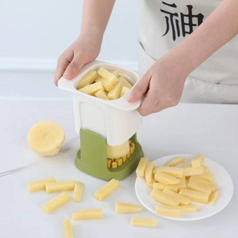 Multifunctional Vegetable Chopper Onion Dicing Artifact French Fries Slicer Kitchen Gadget Cucumber Potato Slicer - Culinarywellbeing