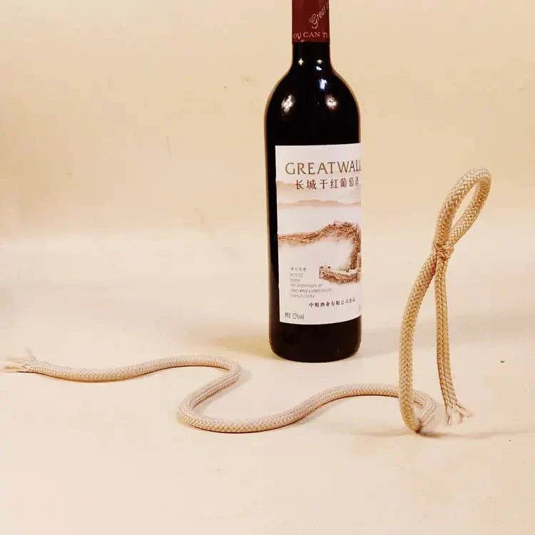 Wine Holder Flamingo Sculpture-Elegant & Functional Wine Bottle Holder Suspended Rope Wine Bottle Holder - TheWellBeing1