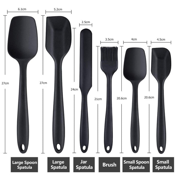 TheWellBeing™ 6-Piece Silicone Spatula Set - Nonstick, Heat-Resistant 100% brand new and high quality
 Easy to operate, safe and reliable.
 A must have and necessity in the kitchen.
 Item type: Silicone Spatula Set
 Material: Silicone
TheWellBeing1TheWellBeing™ 6-Piece Silicone Spatula Set - Nonstick, Heat-Resistant SpatulasCulinaryWellBeing