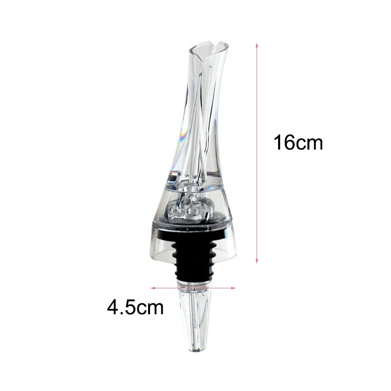 Wine Aerator Pourer Premium Aerating Pourer Red Wine Decanter Cap Spout Stopper Bottle Mouth Dispenser Decanter Spout - TheWellBeing1