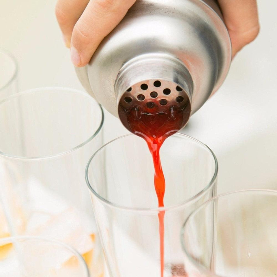 Stainless Steel Cocktail Shaker Mixer Wine Martini Boston Shaker For Bartender Drink Party Bar Tools 550ML/750ML - TheWellBeing1