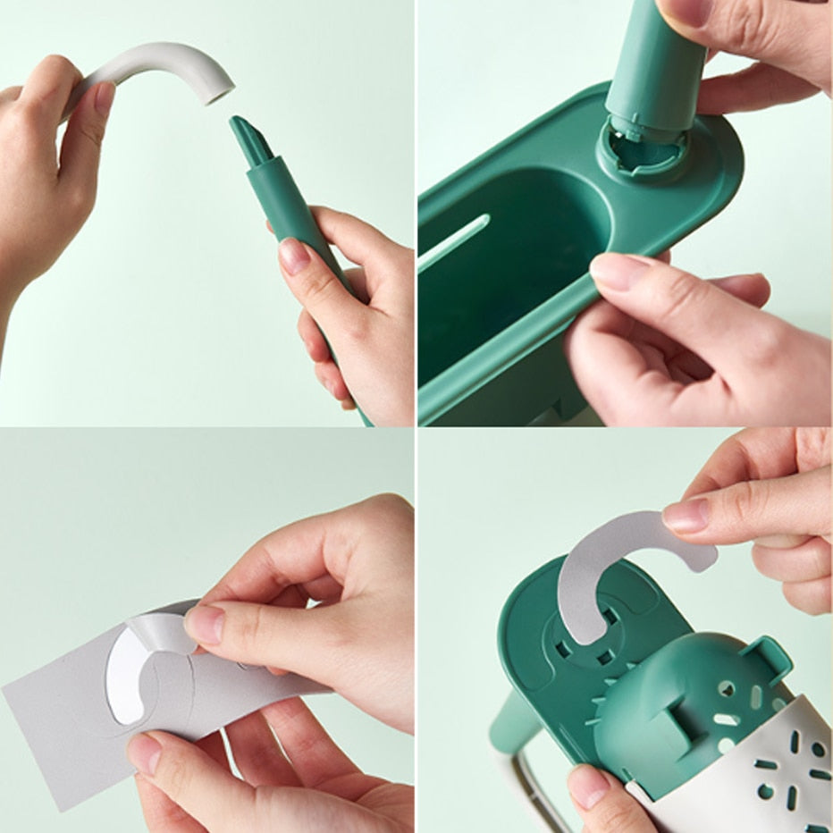 Telescopic Sink Shelf Kitchen Sinks Organizer Soap Sponge Holder Sink Material: PPColor: yellow red green blue blackSize: 32x27cmProduct includes: 1 storage basketnotes:There may be errors in the size measured by hand, within the rangeTheWellBeing1Telescopic Sink Shelf Kitchen Sinks Organizer Soap Sponge Holder Sink Drain Rack Storage Basket Kitchen Gadgets Accessories ToolCulinaryWellBeing