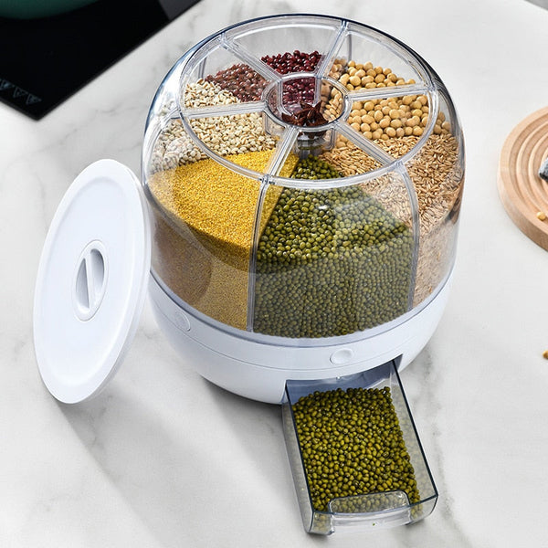 TheWellBeing™ 360° Rotating Rice Dispenser - Moisture-Proof Food StoraTheWellBeing1TheWellBeing™ 360° Rotating Rice Dispenser - Moisture-Proof Food StorageCulinaryWellBeing
