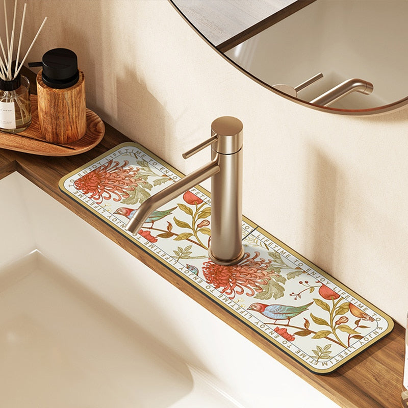 TheWellBeing™Classic Sink Faucet Drain Pad Table Mat Toilet Diatom MudNotes:
Due to different computer display colors, the actual color may be slightly different from the picture above. 
Please allow an error of 0.5-1cm due to manual mTheWellBeing1TheWellBeing™Classic Sink Faucet Drain Pad Table Mat Toilet Diatom Mud Absorbent PadCulinaryWellBeing