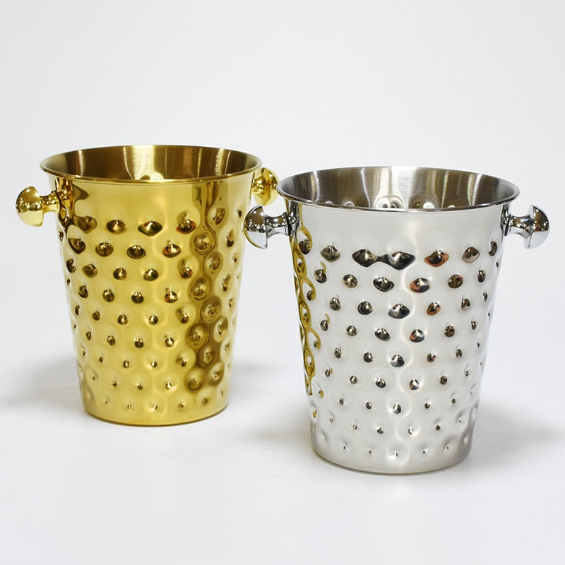 Ice Bucket Stainless Steel Champagne Luxury Vertical  RackTheWellBeing1Ice Bucket Stainless Steel Champagne Luxury Vertical RackCulinaryWellBeing