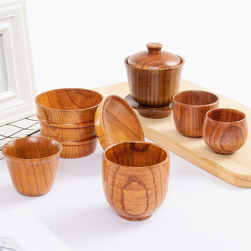 TheWellBeing™ Wooden Cups Handmade*  Safe material: Made from wood material, the cup is eco-friendly, safe, nontoxic, odourless and no harmful substance.*  Multipurpose: Can be used for tea, coffee, TheWellBeing1TheWellBeing™ Wooden Cups HandmadeCulinaryWellBeing