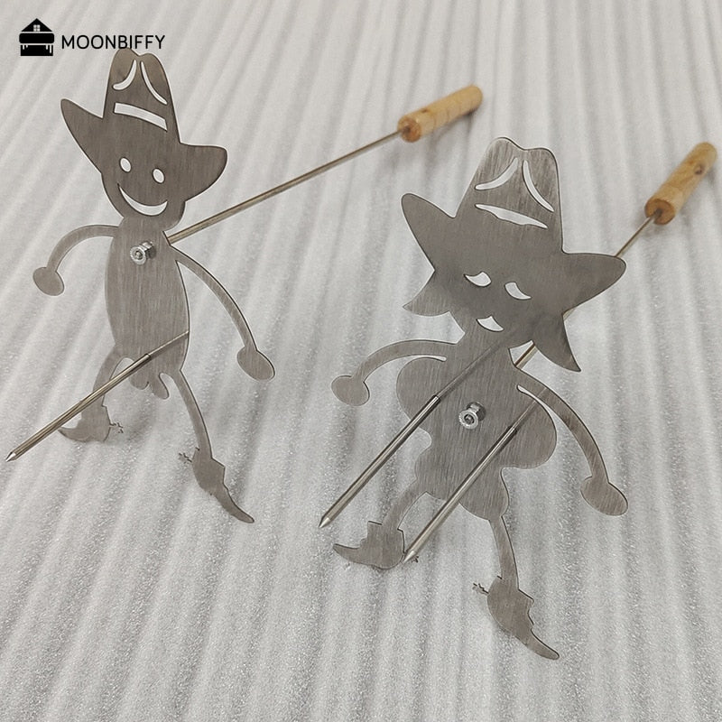 Stainless Steel Portable Roaster Rack BBQ Metal Tool Boy Girl Roaster This product, the Stainless Steel Portable Roaster Rack, is made of high-quality stainless steel. It comes with a single roaster rack and an additional two free BBQ TheWellBeing1Stainless Steel Portable Roaster Rack BBQ Metal Tool Boy Girl Roaster Cooker Grilled Bonfire Skewers GrilCulinaryWellBeing