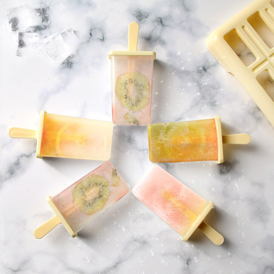 Ice Box with Plastic Stick Ice-lolly Mold Ice Cube Tray - Culinarywellbeing