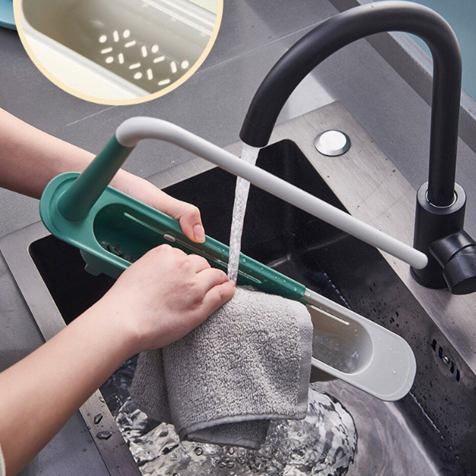 Telescopic Sink Shelf Kitchen Sinks Organizer Soap Sponge Holder Sink Material: PPColor: yellow red green blue blackSize: 32x27cmProduct includes: 1 storage basketnotes:There may be errors in the size measured by hand, within the rangeTheWellBeing1Telescopic Sink Shelf Kitchen Sinks Organizer Soap Sponge Holder Sink Drain Rack Storage Basket Kitchen Gadgets Accessories ToolCulinaryWellBeing