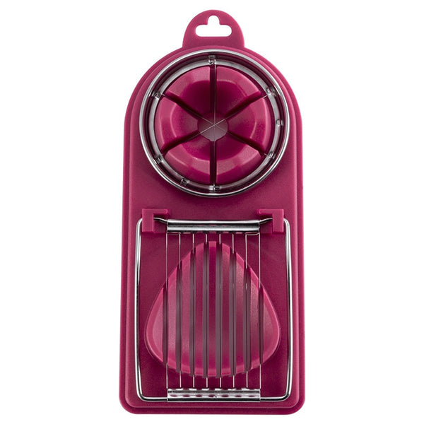 Multifunctional Egg Cutter Stainless Steel Egg Slicer Sectioner Cutter Mold Flower-Shape Luncheon Meat Cutter Kitchen Gadgets - Culinarywellbeing