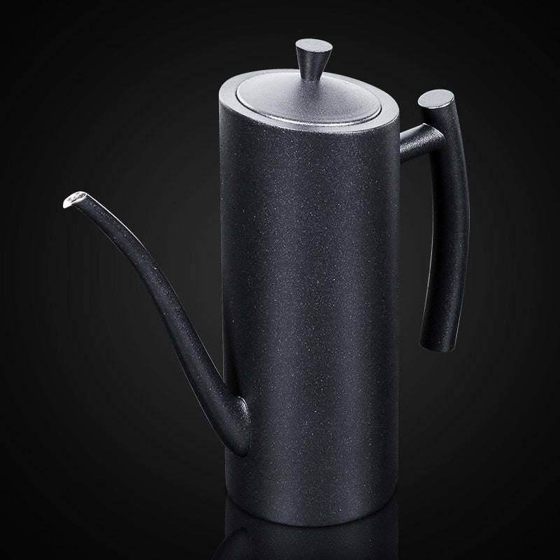 Stainless Steel Scrub Oil Pot Kitchen Oil Pot Sauce Vinegar Non-Drip D1. Made of 304 stainless steel, environmentally friendly, durable, safe, environmentally friendly and healthier.
2. The large-caliber flat-mouth design makes it easyTheWellBeing1Stainless Steel Scrub Oil Pot Kitchen Oil Pot Sauce VinegarCulinaryWellBeing