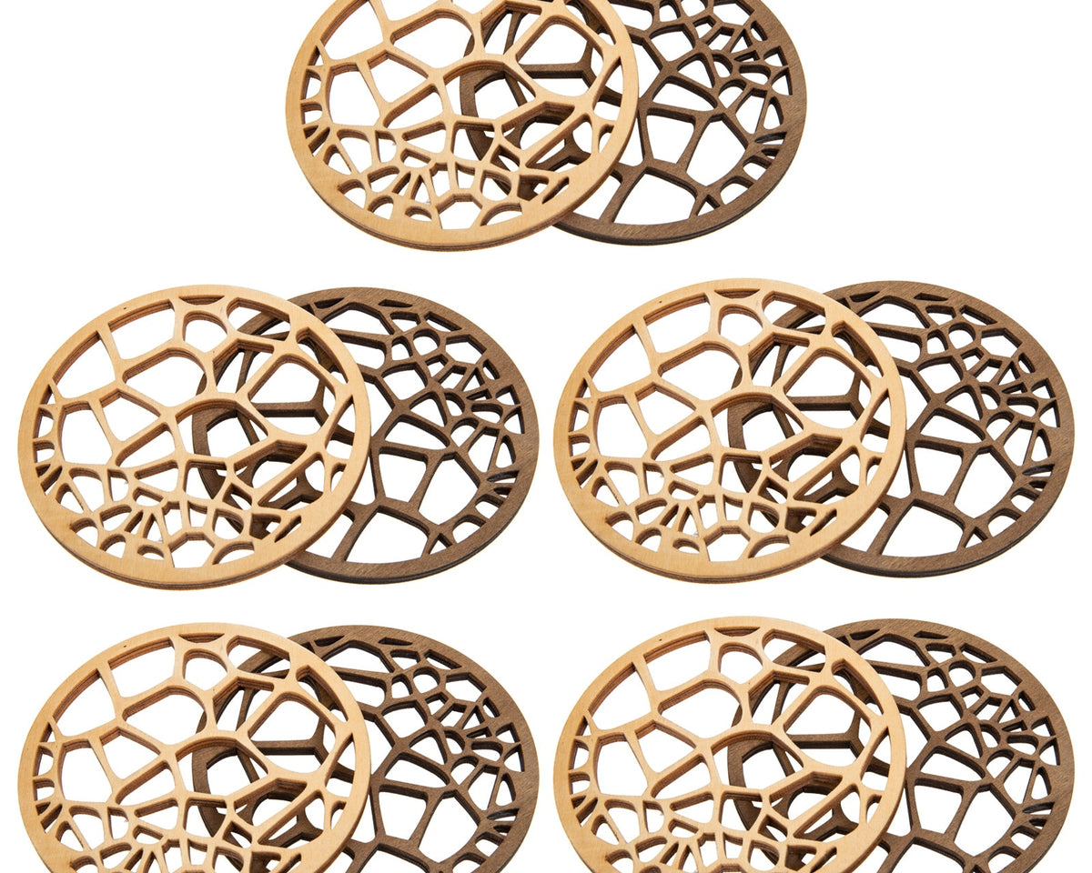 Wooden Coasters Set: Farmhouse Decor for Tea Coffee and Table Protection - Culinarywellbeing