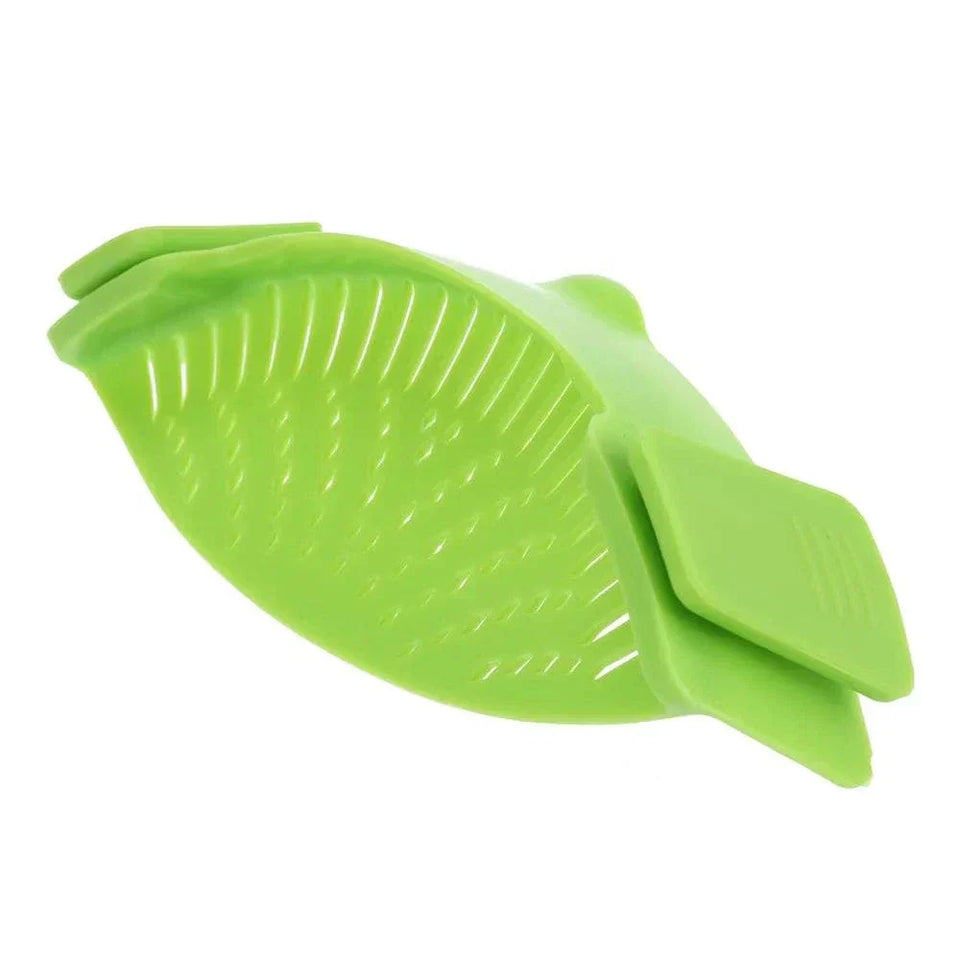 Vegetable Strainer - Silicone Snap N Strain Filter for Easy Cooking - TheWellBeing1